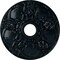 Ekena Millwork Norwich Ceiling Medallion (Fits Canopies up to 4 1/2"), 18"OD x 3 1/2"ID x 1 3/8"P, Night Shade CM18NONSF - alternate 1